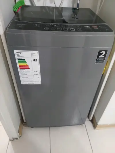 Lavadora Midea 9kg con tapa de vidrio templado - miniatura 2