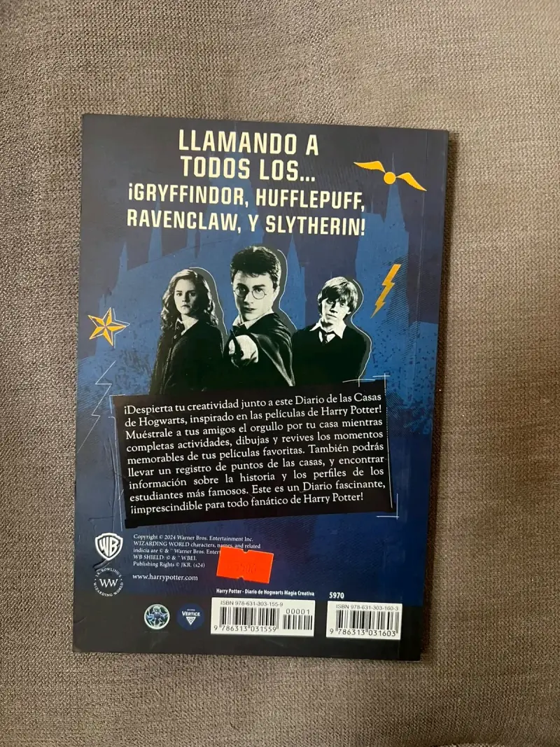 Diario de Hogwarts Magia Creativa Harry Potter - 2