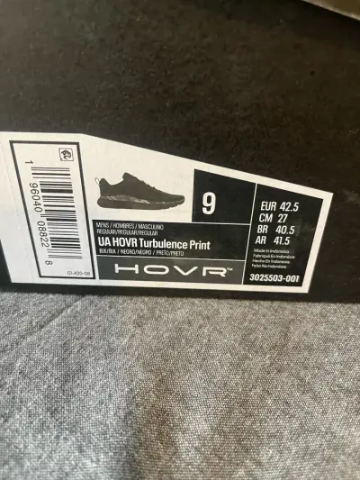 Zapatillas deportivas Under Armour HOVR negras - miniatura 3