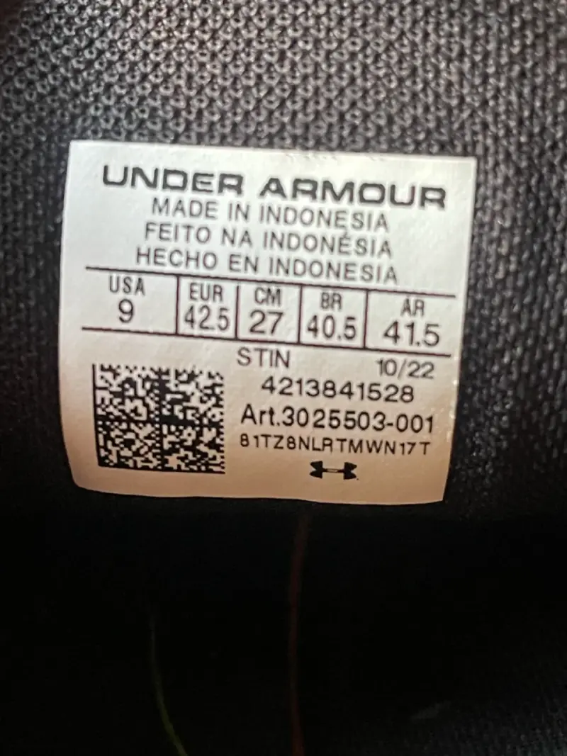 Zapatillas deportivas Under Armour HOVR negras - 4