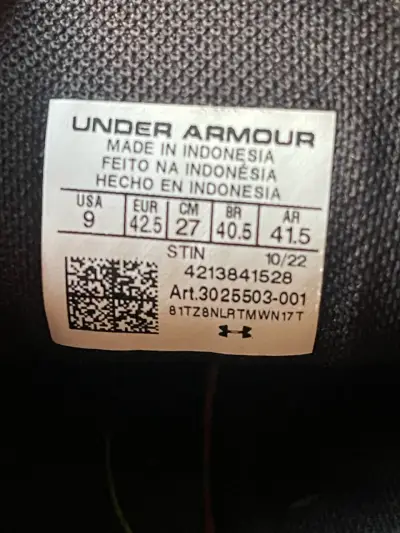 Zapatillas deportivas Under Armour HOVR negras - miniatura 4