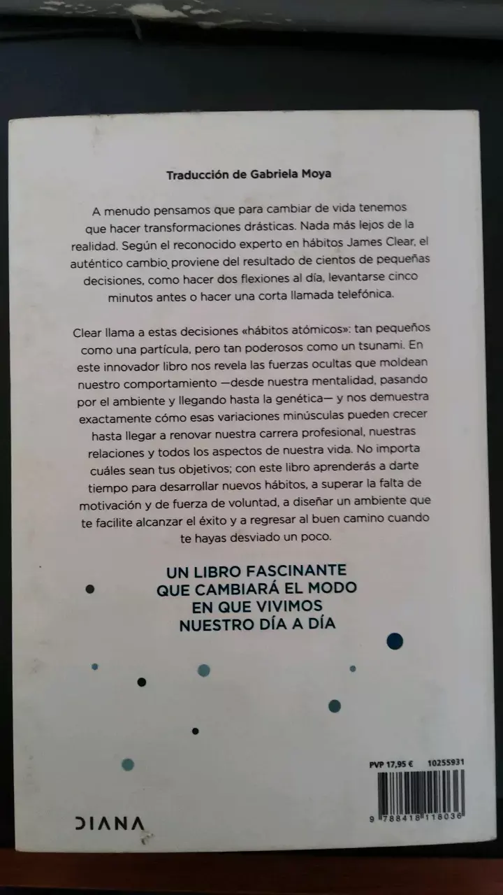 Libro Hábitos Atómicos de James Clear - 2