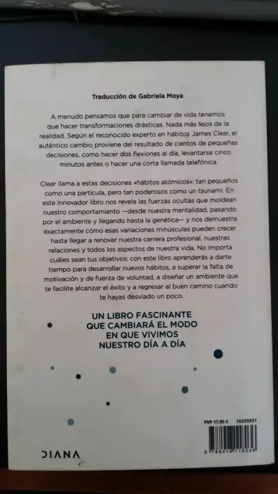 Libro Hábitos Atómicos de James Clear - miniatura 2