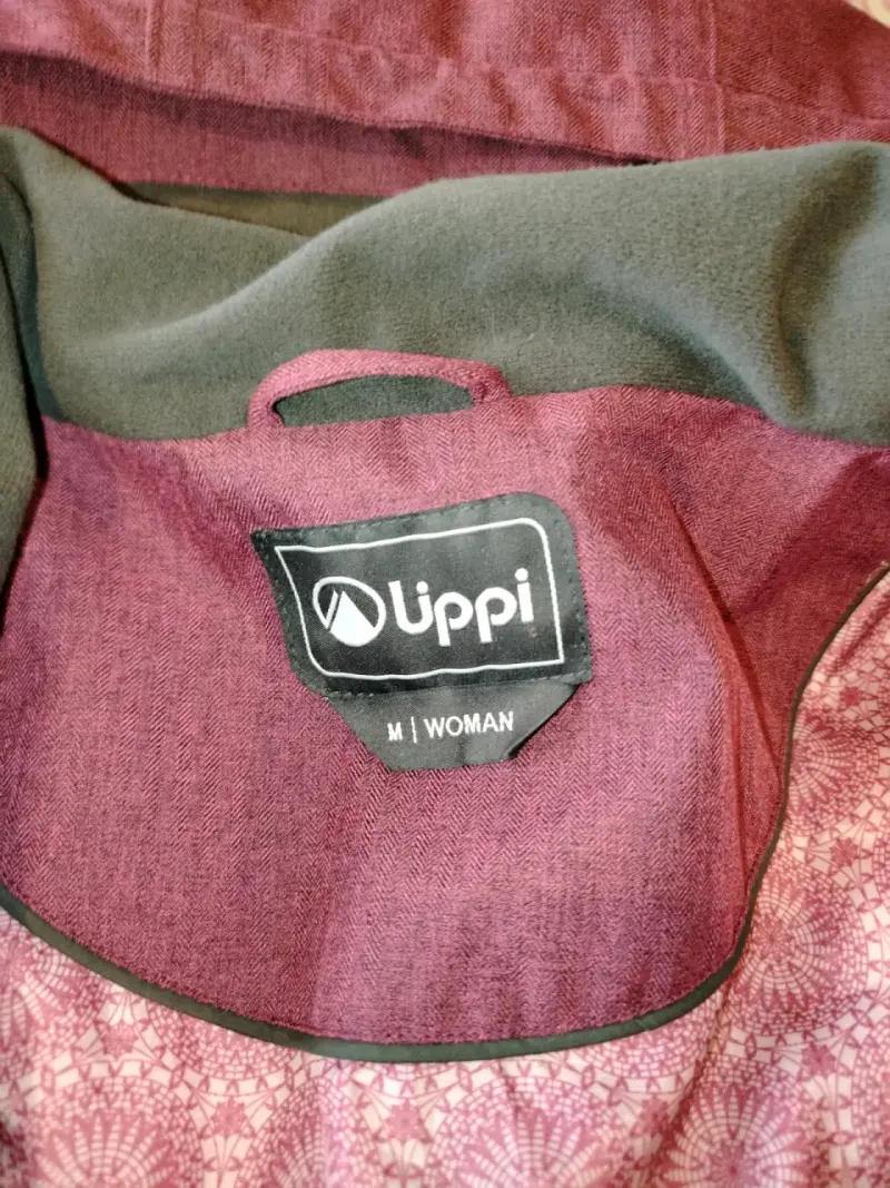 Parka de mujer Lippi burdeo con capucha desmontabl - 5