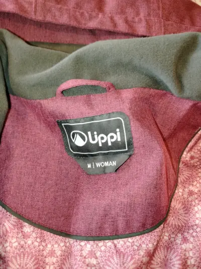 Parka de mujer Lippi burdeo con capucha desmontabl - miniatura 5