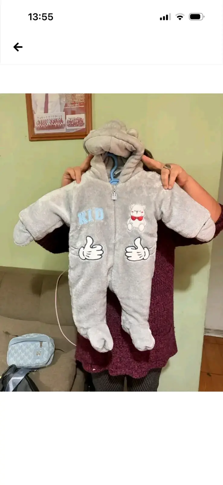 Trajes de polar de bebe