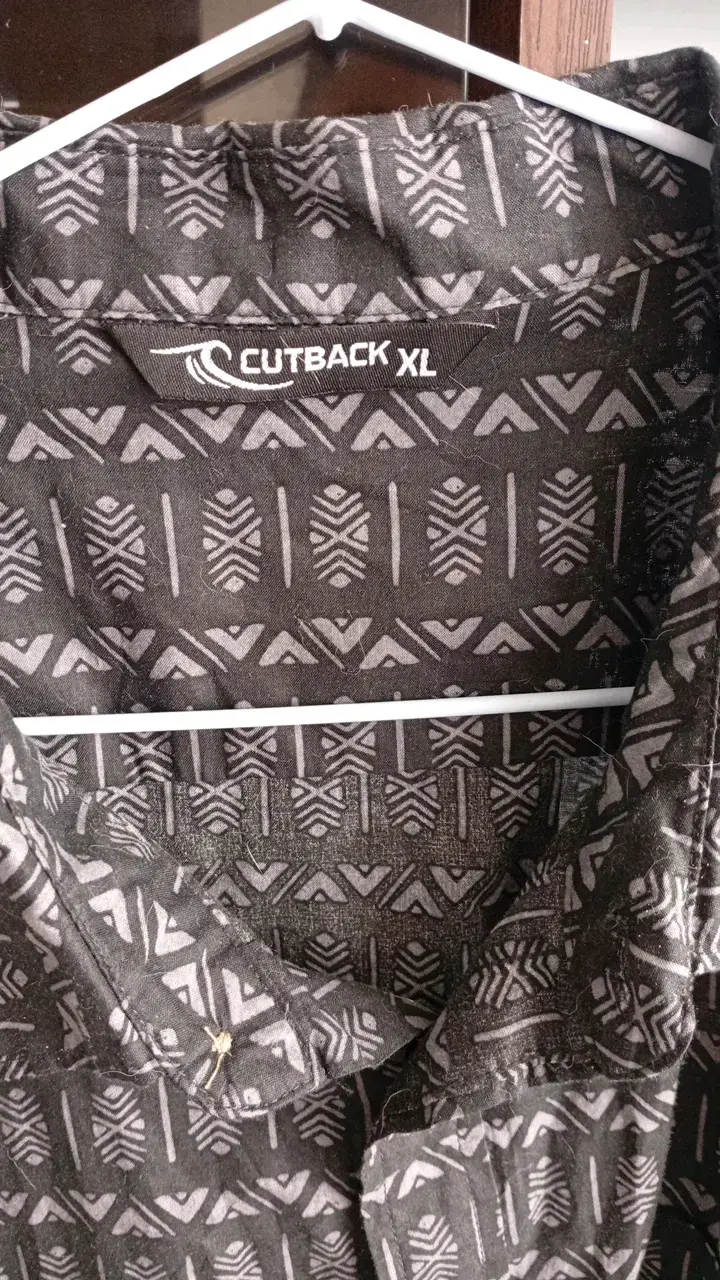 Camisa estampada negra Cutback XL - 2