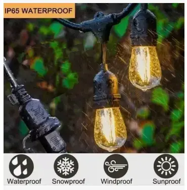 Luces LED exteriores impermeables IP65 - 4