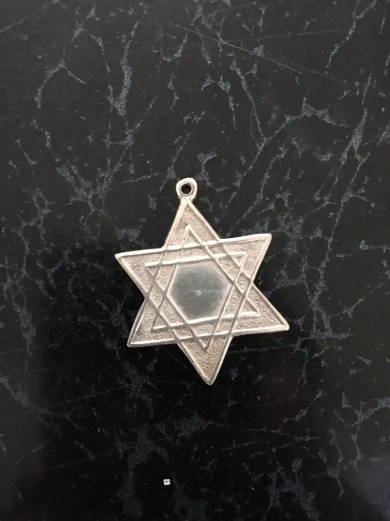 Colgante Estrella de David en Plata
