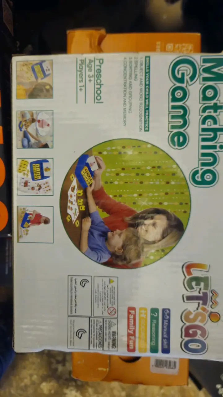 Juego de Memoria Infantil Let's Go