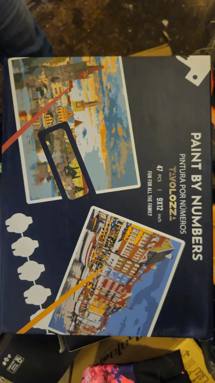 Kit de Pintura por Números Tavolozza 47 piezas