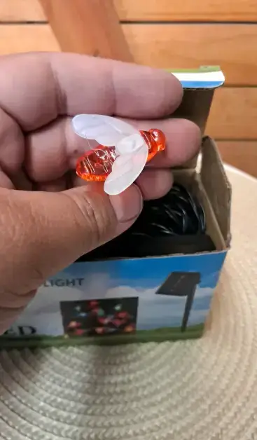 pack 3 Luces LED solares de abejas para jardín - miniatura 2