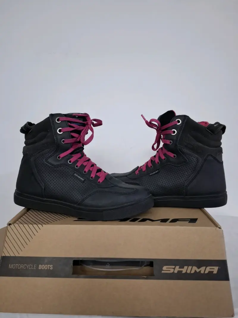 Botas de motocicleta Shima Rebel WP Lady negras - 4