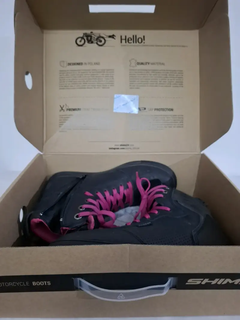 Botas de motocicleta Shima Rebel WP Lady negras - 5