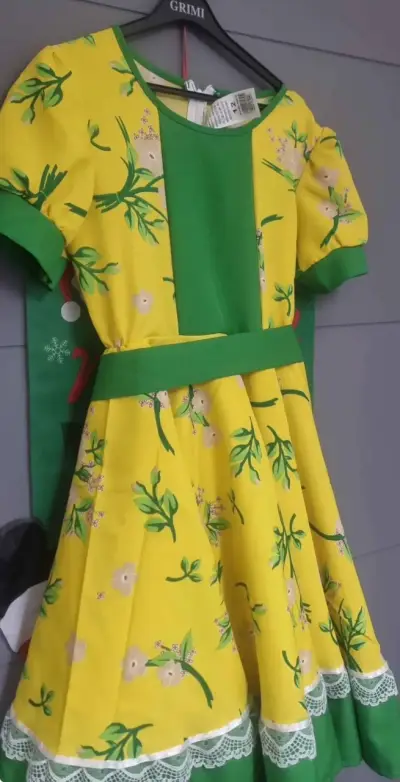 🇨🇱 Vestido de Cueca  – Talla 12 (Impecable) - miniatura 1
