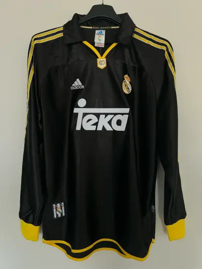 Camiseta Real Madrid Retro de Raul manga larga - miniatura 2