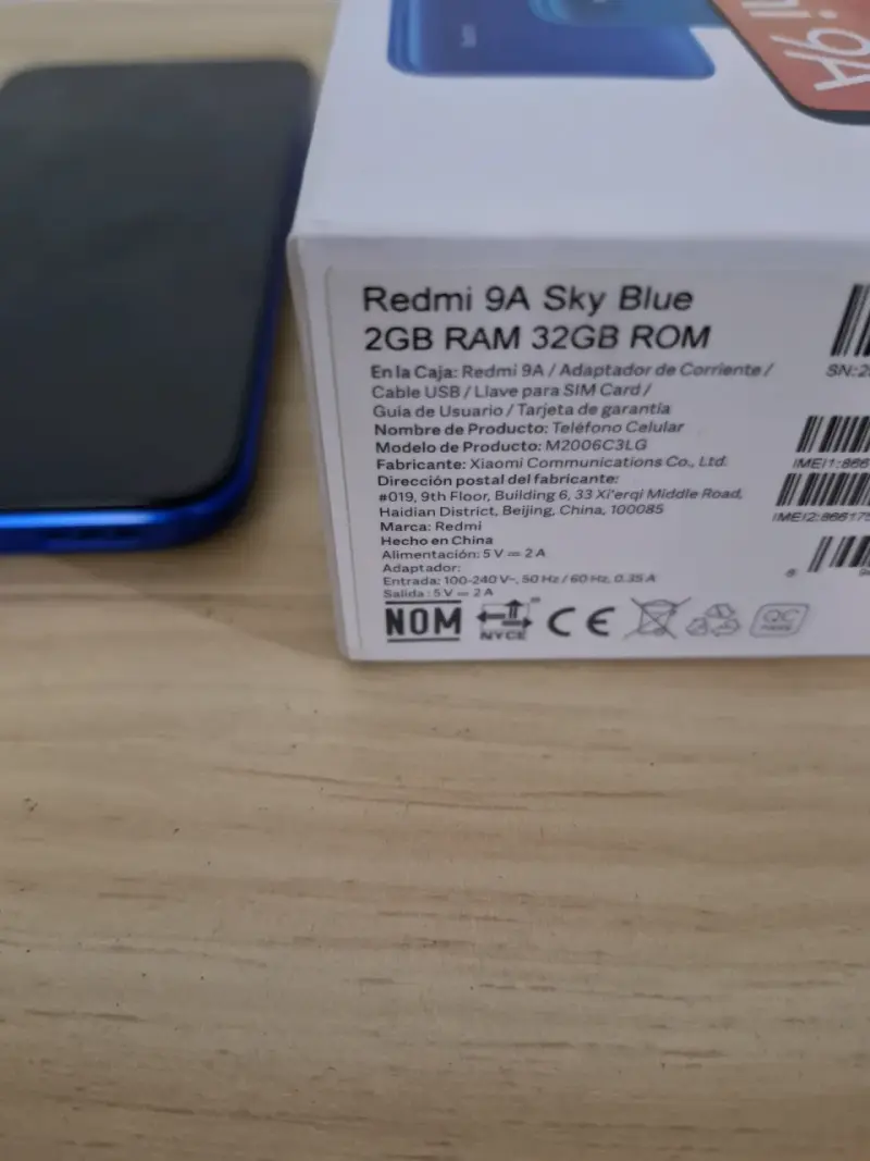 Smartphone Xiaomi Redmi 9A Sky Blue 32GB - 2