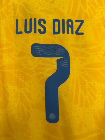 Camiseta Colombia Version Jugador Luis Díaz #7 - miniatura 5