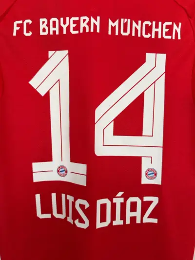 Camiseta FC Bayern München Luis Díaz Talla L - miniatura 6