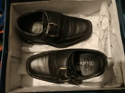 Zapatos de vestir negros para niño talla 25 - miniatura 1