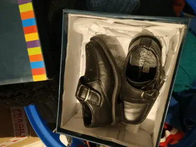 Zapatos de vestir negros para niño talla 25 - miniatura 2