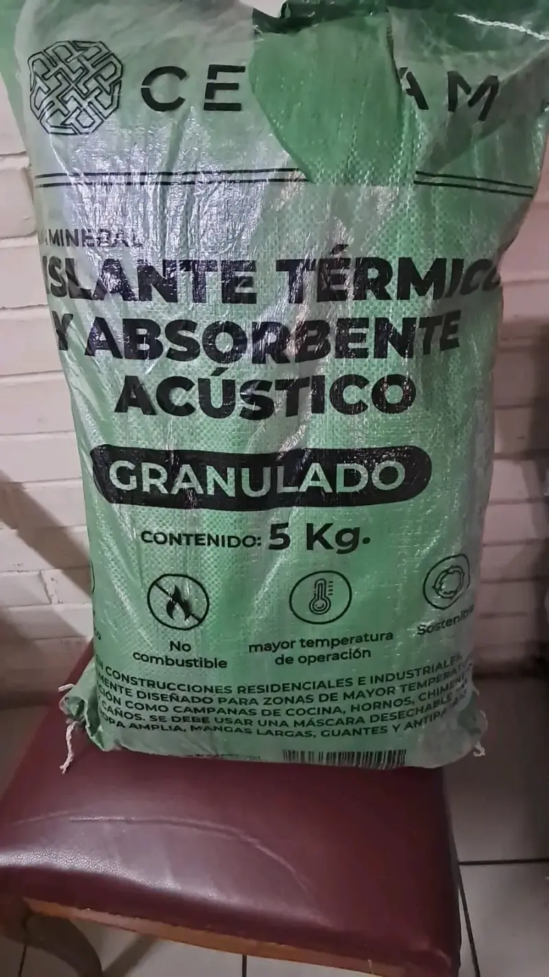 Aislante térmico y acústico granulado 5 kg