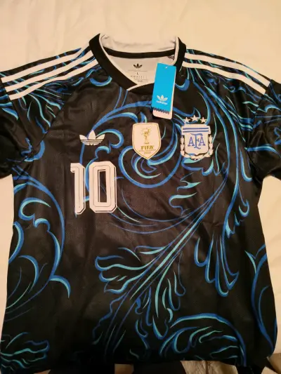 Camiseta Adidas AFA Messi 2022 azul - miniatura 1