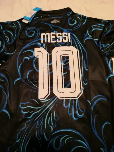 Camiseta Adidas AFA Messi 2022 azul - miniatura 2