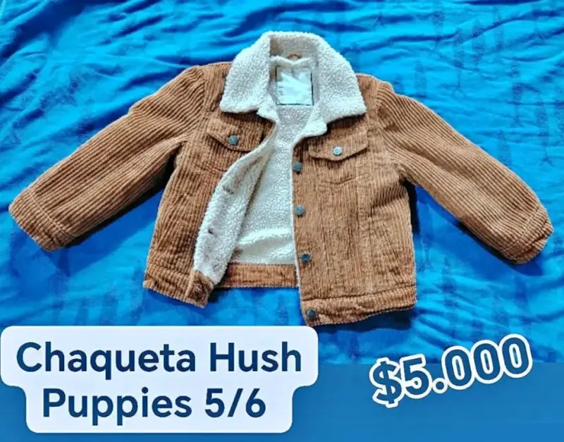 Chaqueta de pana Hush Puppies para niño talla 5/6