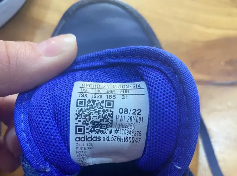 Zapatillas deportivas Adidas azul marino para niños - 3