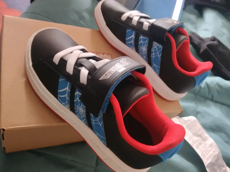 Zapatillas infantiles NRO32Spiderman, con diseño d - 2