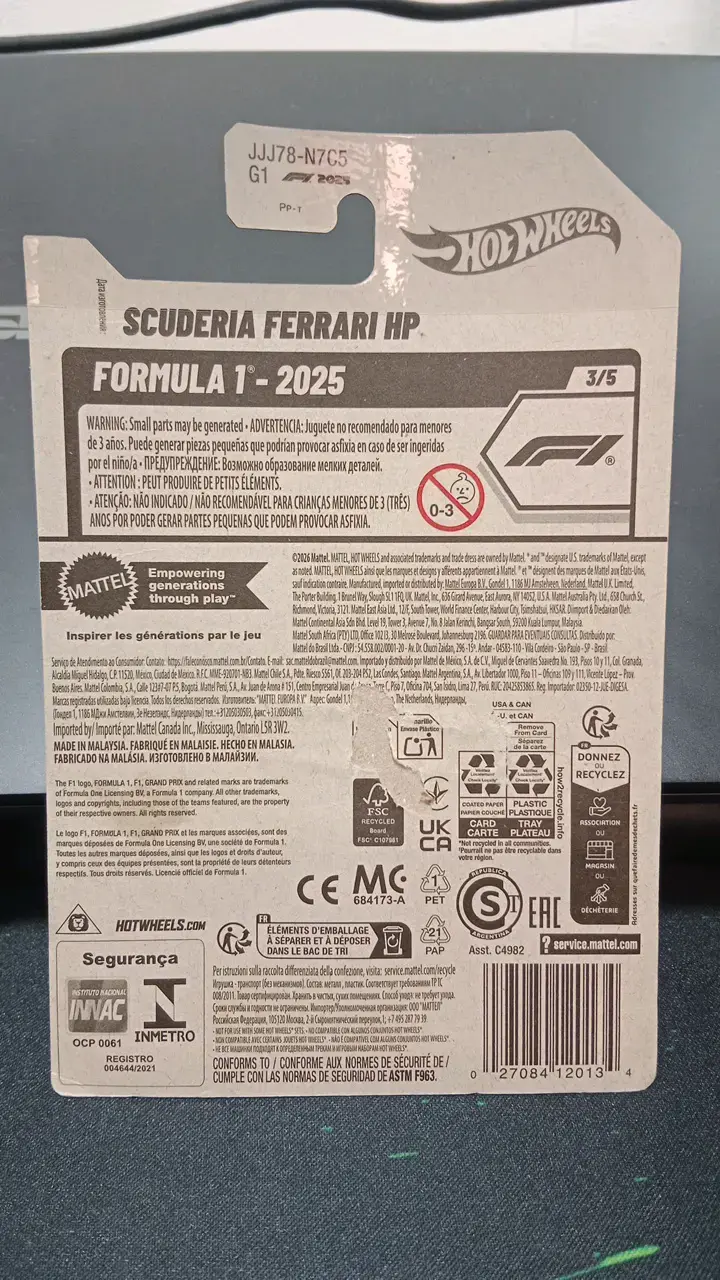 Hot Wheels Ferrari Formula 1 - 6