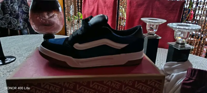Zapatillas Vans Retro Skate Black/Blue - 1
