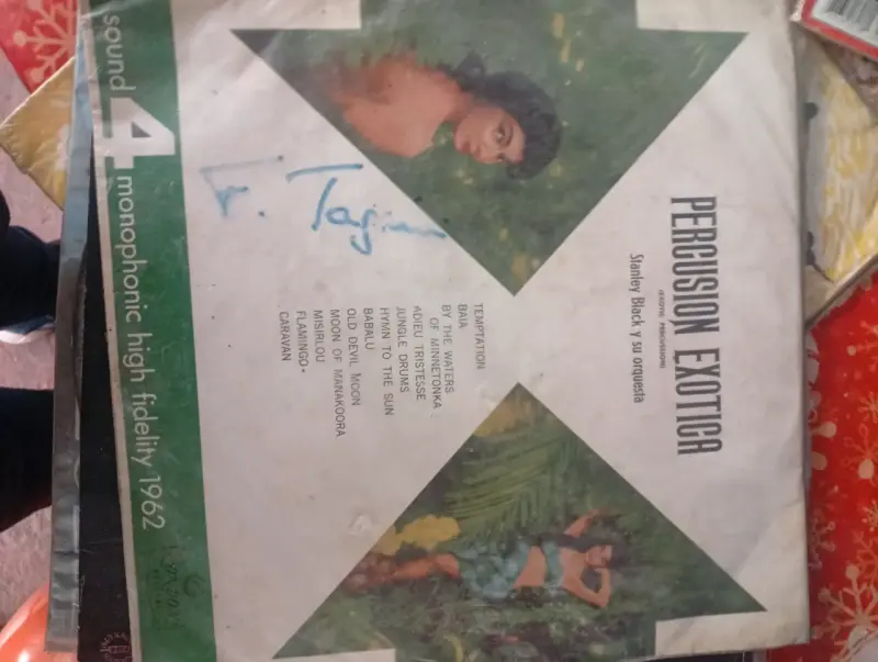 Vinilo Percusion Exotica de Stanley Black 1962