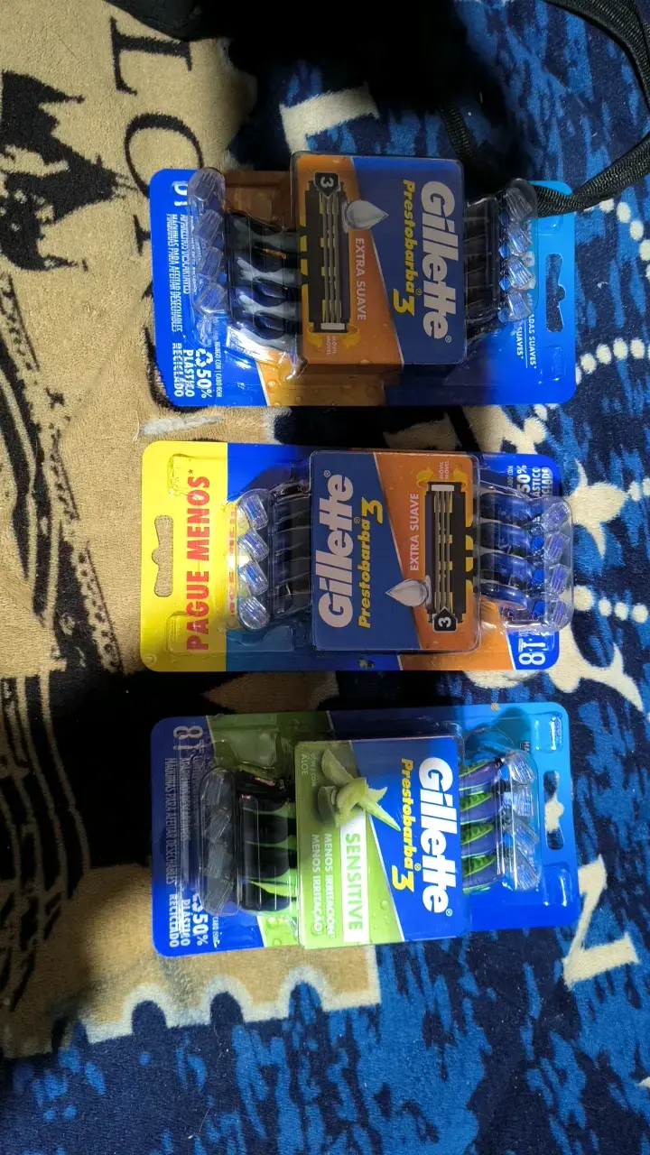 Cuchillas de Afeitar Gillette Prestobarba 3