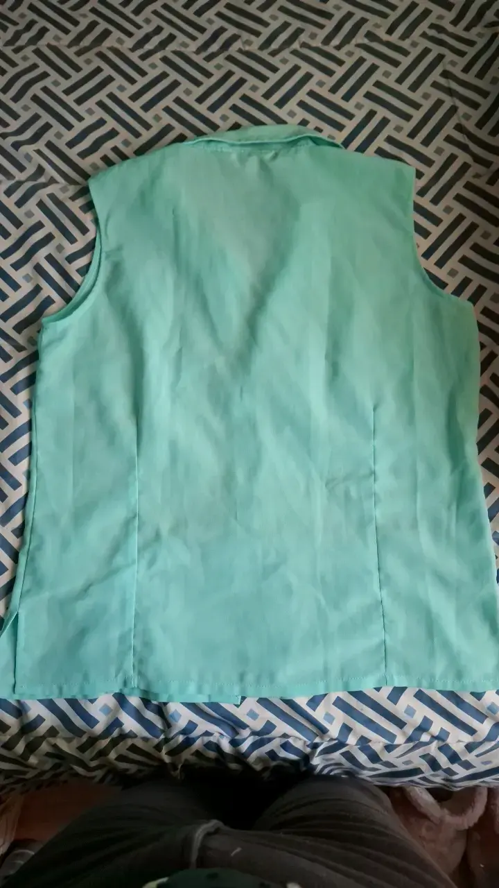 Blusa sin mangas verde menta Baglioni - 2