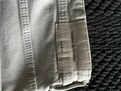 Jeans blancos Zara Trafaluc para mujer - miniatura 3