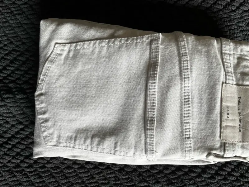 Jeans blancos Zara Trafaluc para mujer - 5
