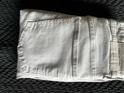 Jeans blancos Zara Trafaluc para mujer - miniatura 5