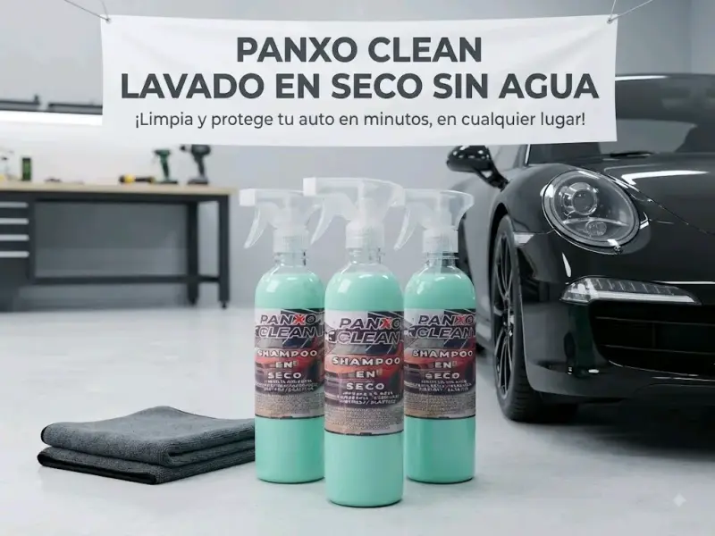 Shampoo para autos Panxo Clean en seco