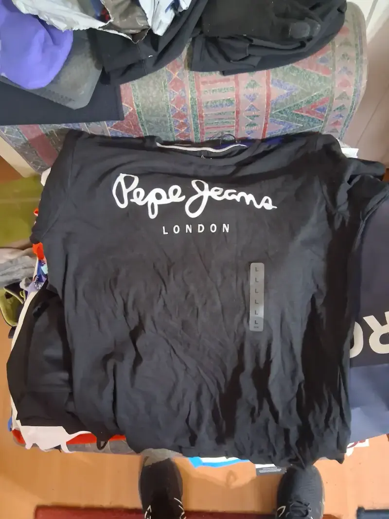 Polera negra Pepe Jeans London para hombre - 3