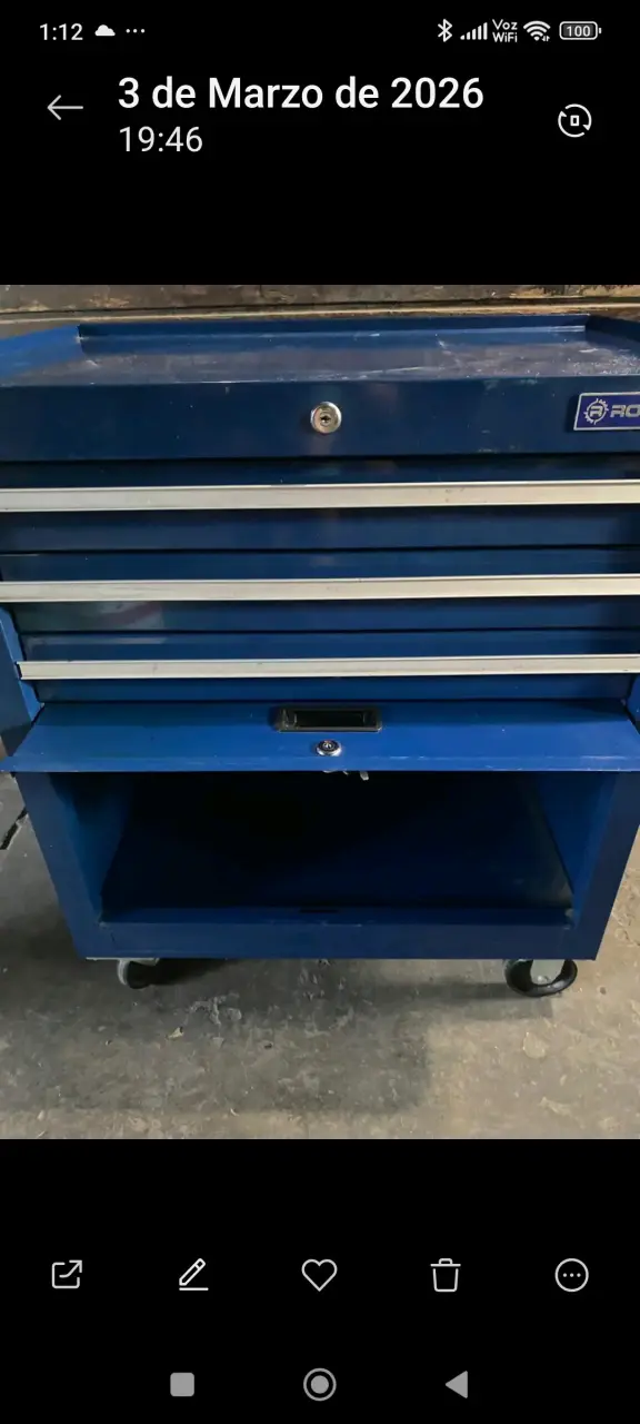 Carro de Herramientas Azul con Ruedas Robust - 2