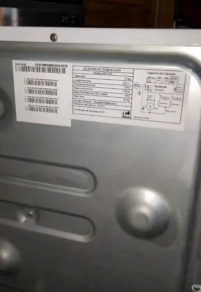 Secadora de ropa Haier 7kg en buen estado - miniatura 5