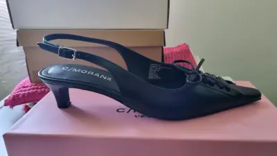 Zapatos de tacón bajo C/Moran negros talla 36 - miniatura 1