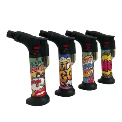 Encendedores de gas butano con diseño pop art - miniatura 1