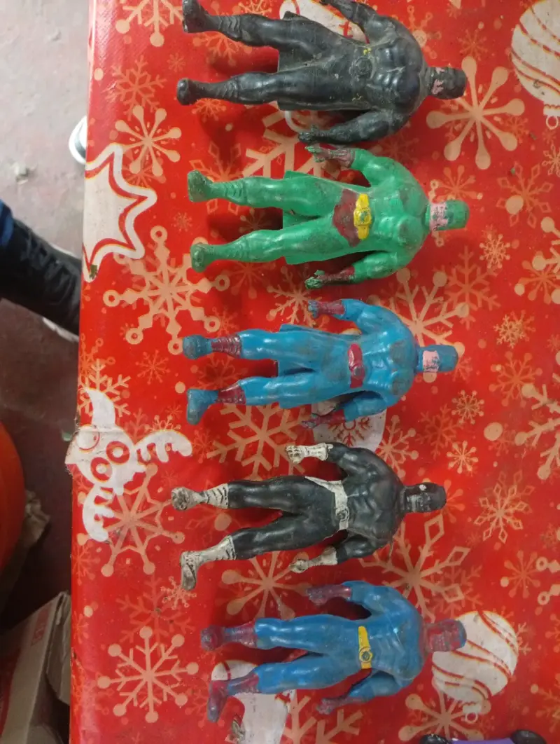Lote de figuras de acción de superhéroes
