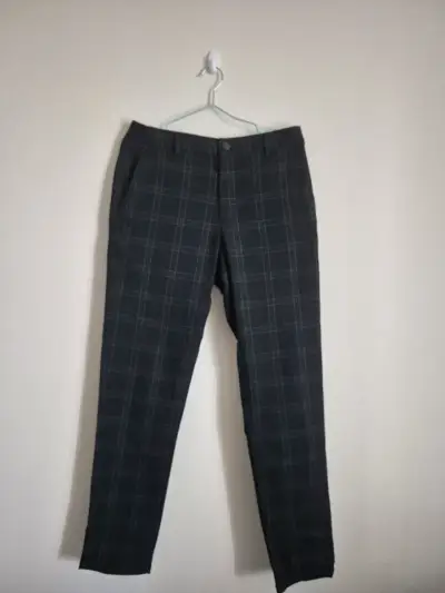 Pantalones de vestir a cuadros Zara - miniatura 1