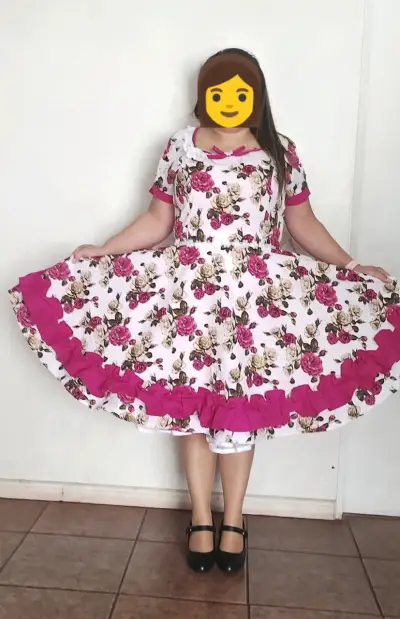 Vestido cueca L con falso - miniatura 1