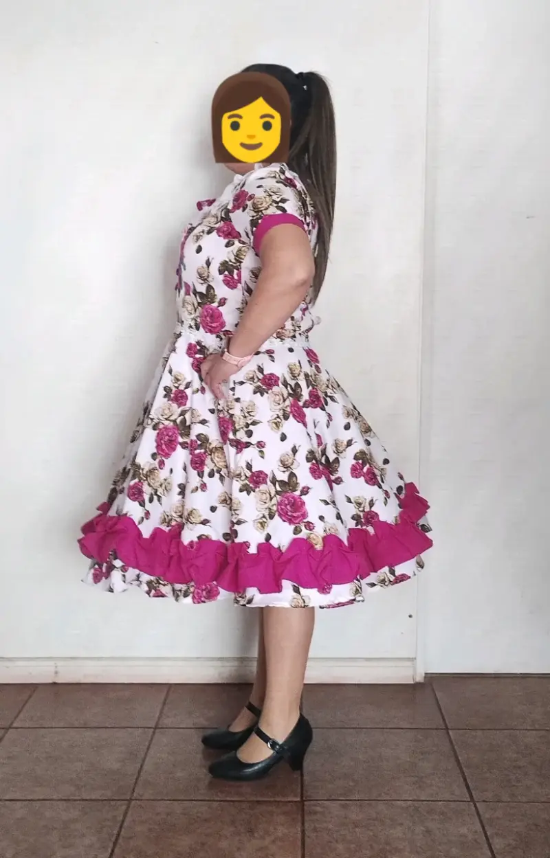 Vestido cueca L con falso - 2