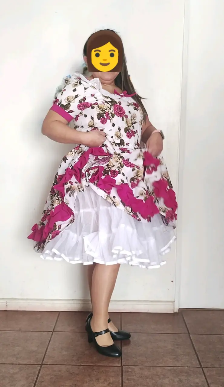 Vestido cueca L con falso - 3